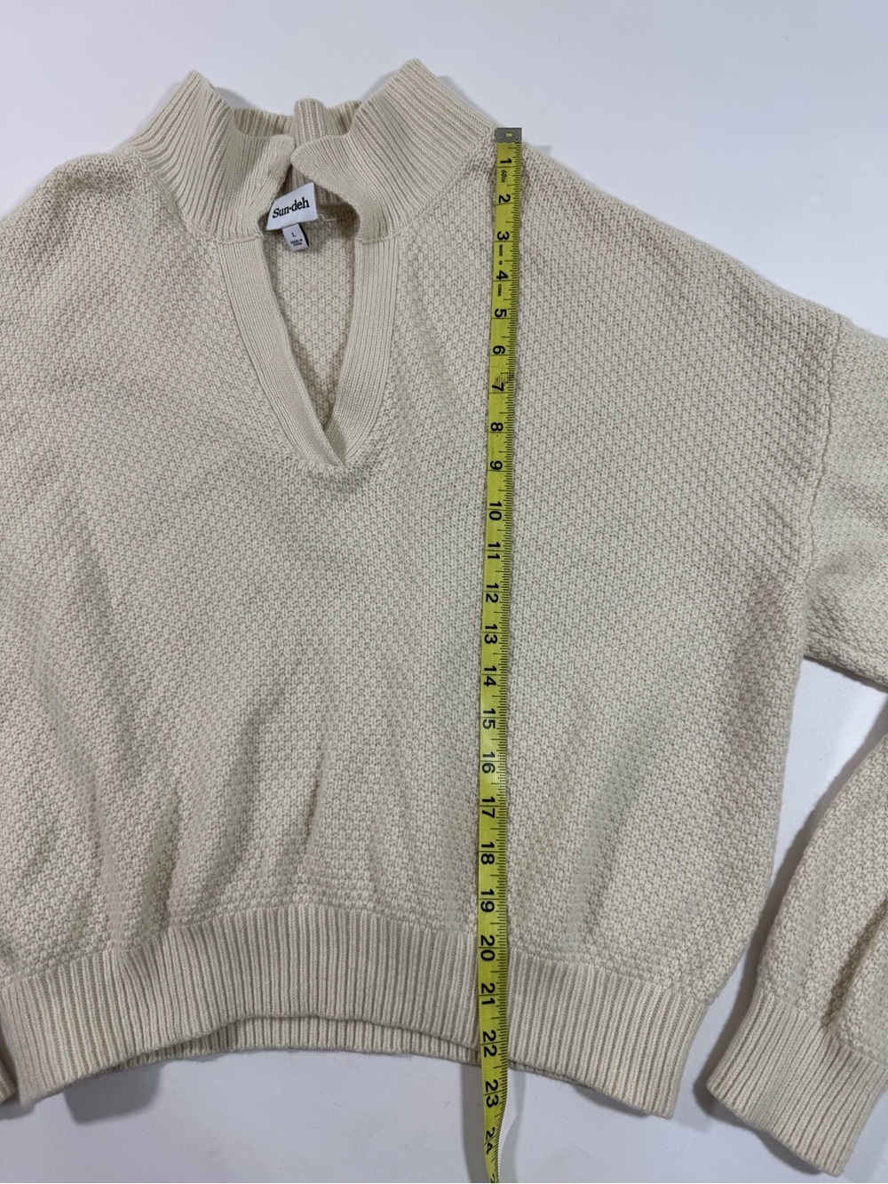 Sunday Best Aritzia Lottie Sweater Ivory - Picture 7 of 9